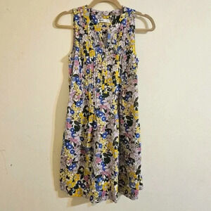 Sonoma Pintuck Floral Dress